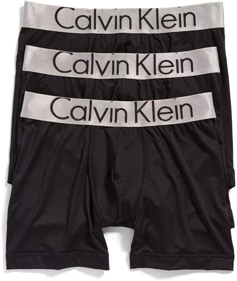 calvin klein men's steel micro 3-pack boxer briefs|Calvin Klein pack of 3.